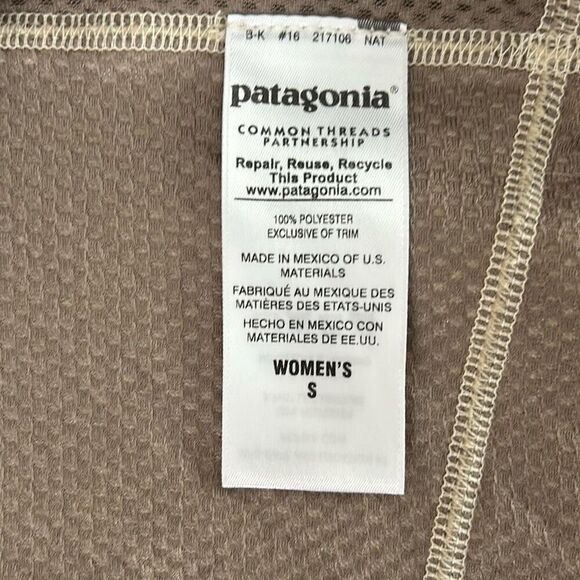 Patagonia Retro Fleece Vest Woman’s Small cream Purple - Picture 9 of 10